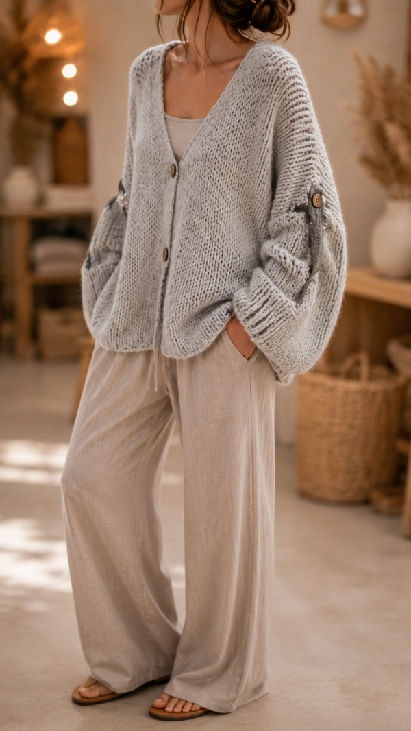 Producto - Saco de lana gruesa. Italiano