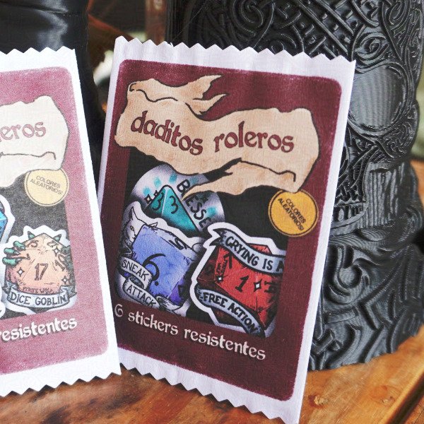 Producto - Daditos roleros (pack de stickers)