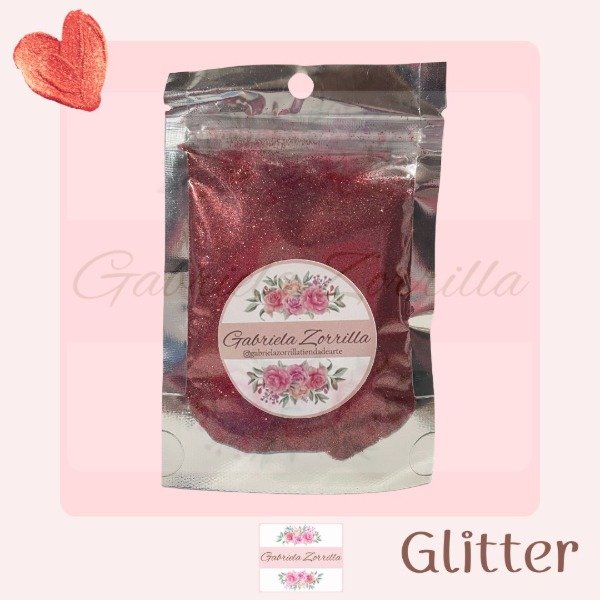 Producto - Glitter extra fino Rojo