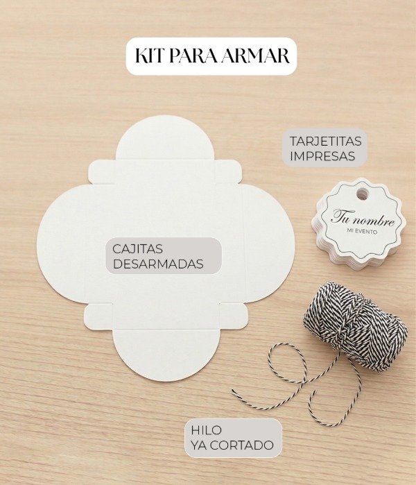 Producto - Cajita souvenir con tarjeta - 1