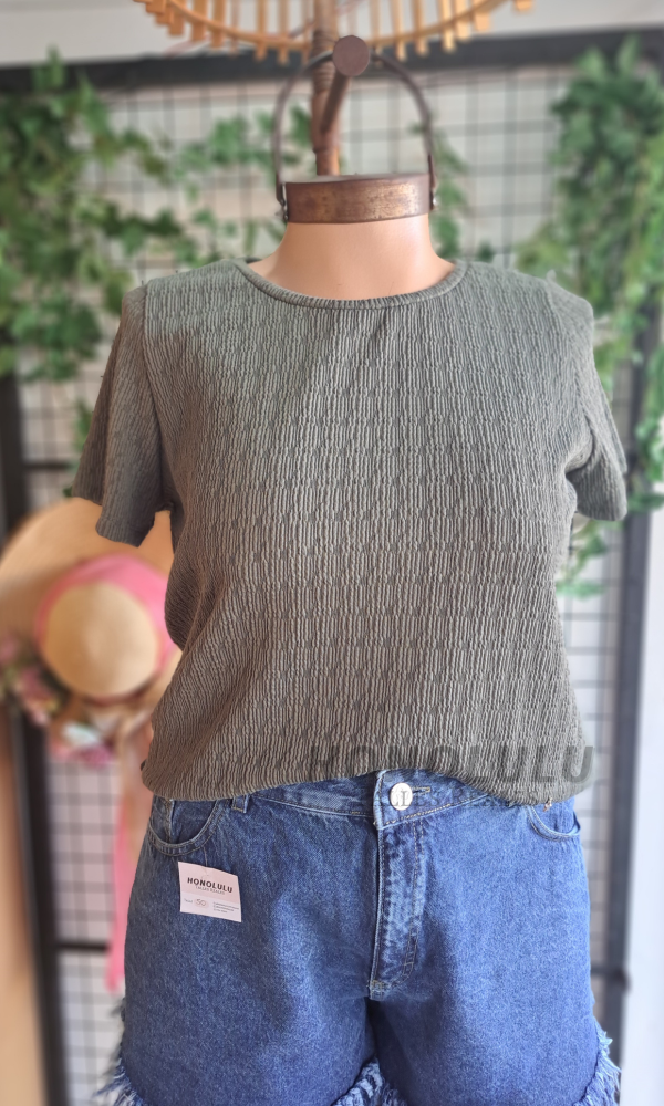 Producto - Remera Texturada Verde