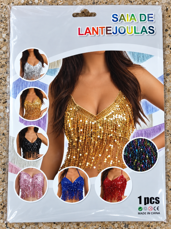 Producto - top lentejuelas