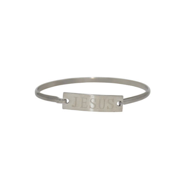 Producto - PROMO Pulsera Semi Esclava JESÚS De Acero (PACK X3 UNIDADES)