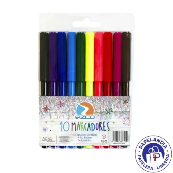 Producto - Marcador escolar Ezco x 10 u