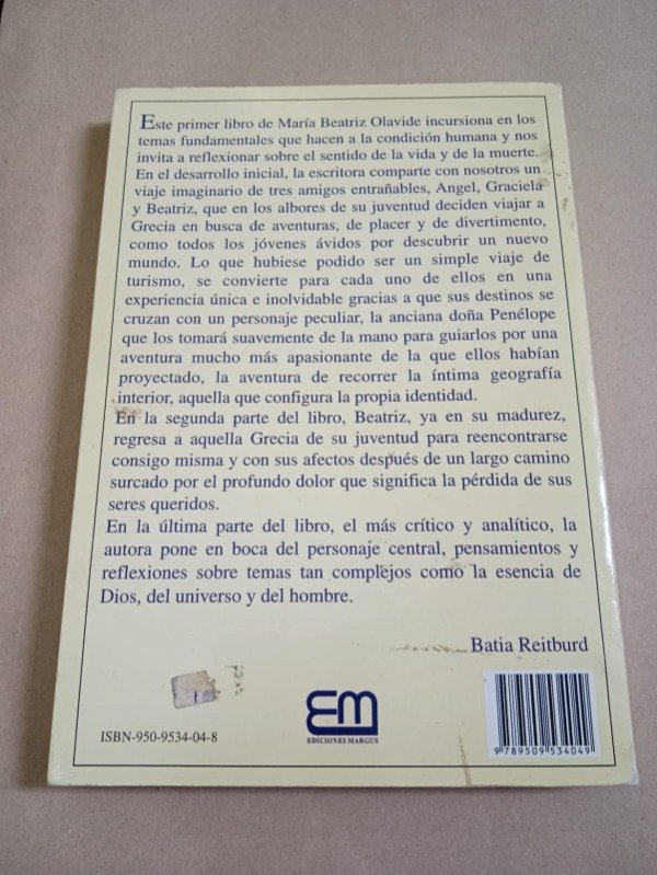 Producto - Mykonos Cimientos - María Beatriz Olavide - Margus sin fechar - 1