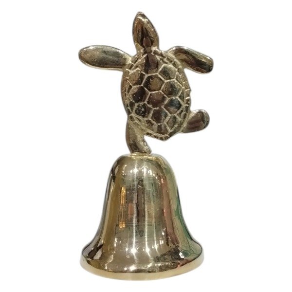 Producto - CAMPANA LLAMADOR DE BRONCE TORTUGA 10 CM
