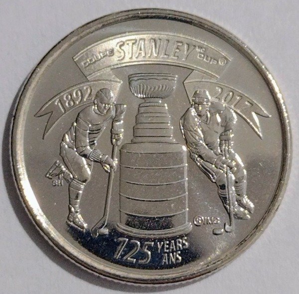 Producto - Canadá 25 cents 2017 Copa Stanley - 0