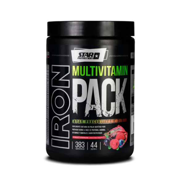 Producto - Iron Pack Multivitamin Powder 383 Gr Star Nutrition - 0