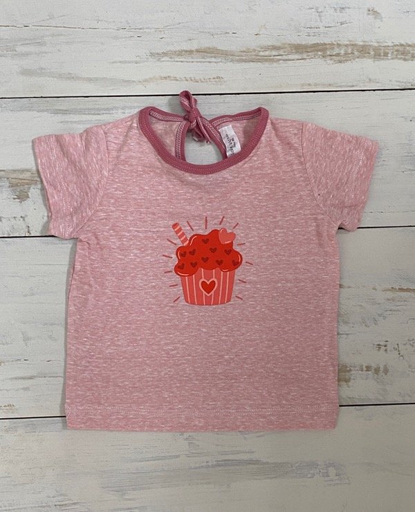 Producto - Remera muffin rosa (bebé)