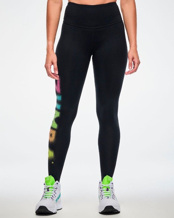 Producto - Electric Feel High Waisted Ankle Leggings - Bold Black - 3
