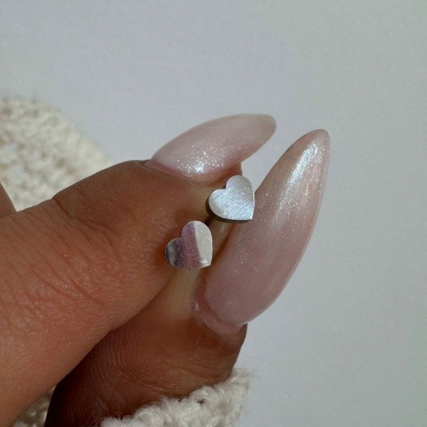 Producto - AROS ACERO CORAZON LISO PEQUEÑO