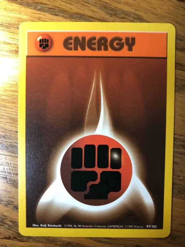 Producto - Pokémon TCG Fighting Energy Base Set 97/102