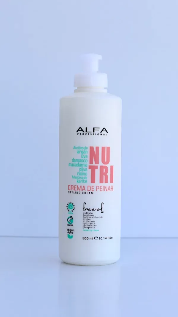 Producto - ALFA CREMA DE PEINAR NUTRITIVA X 300ML Apta CGM - 1