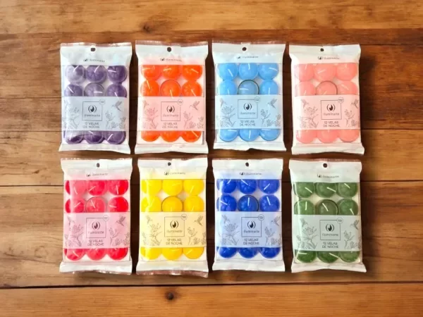 Producto - VELITAS DE NOCHE COLORES X12 UNIDAES
