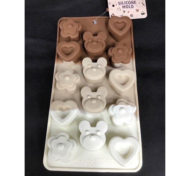 Producto - MOLDE OSO CORAZÓN FLOR