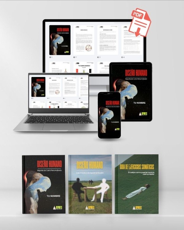 Producto - Pack digital: Guía de experimentación de Diseño Humano + Reporte personalizado