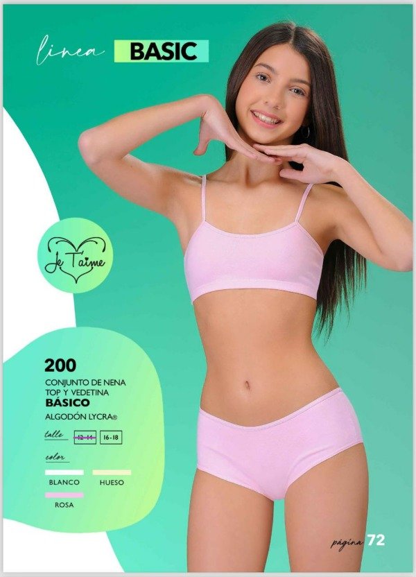 Producto - CONJUNTO NENA BASICO TALLE 16 - 18 X 12