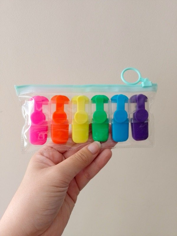 Producto - Mini resaltadores neon x6