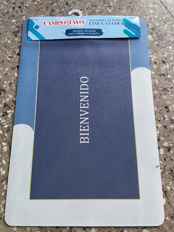 Producto - Alfombra felpudo bienvenido de goma - 2
