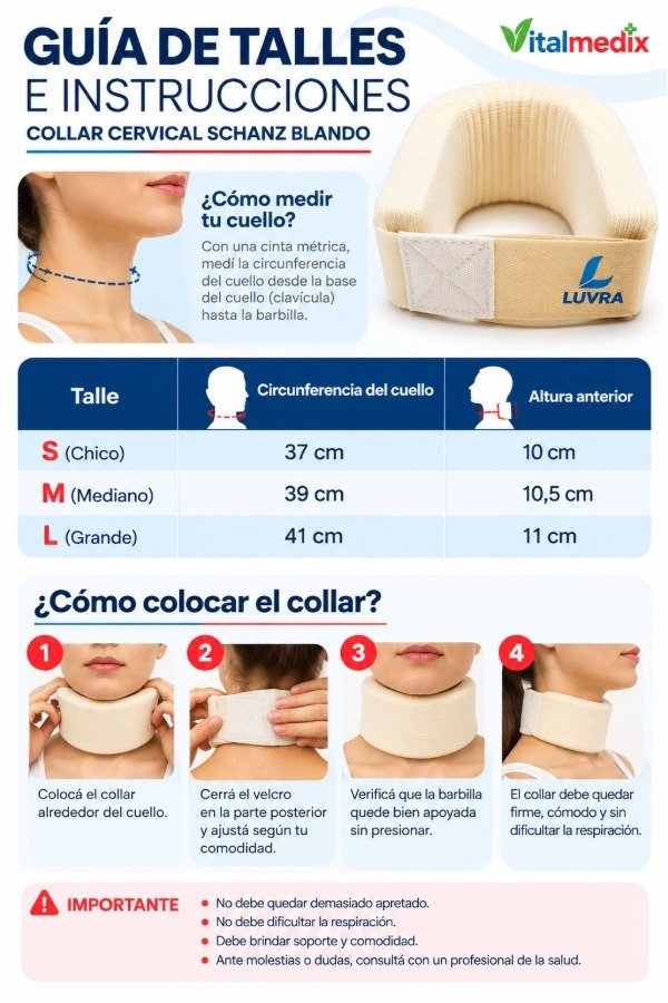 Producto - Collar Cervical Ortopédico Schanz Blando - 4