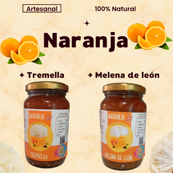 Producto - Mermelada de naranja con hongos