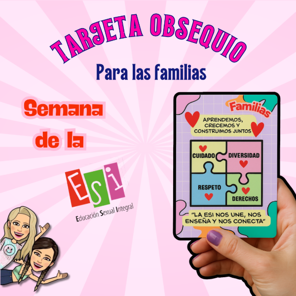 Producto - TARJETA RECUERDO. CIERRE SEMANA DE LA ESI