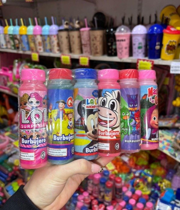 Producto - Burbujeros chicos x6 Personajes