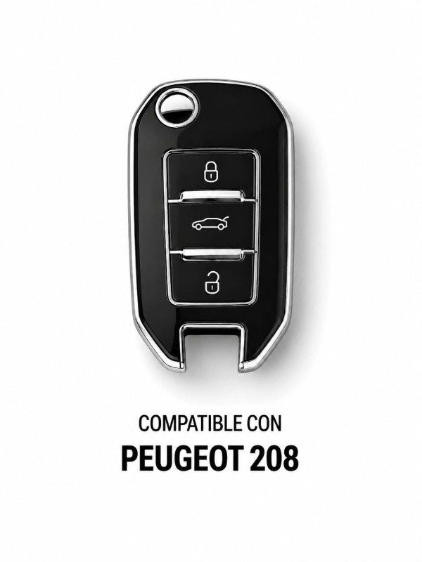 Producto - Funda de llave TPU Peugeot 2