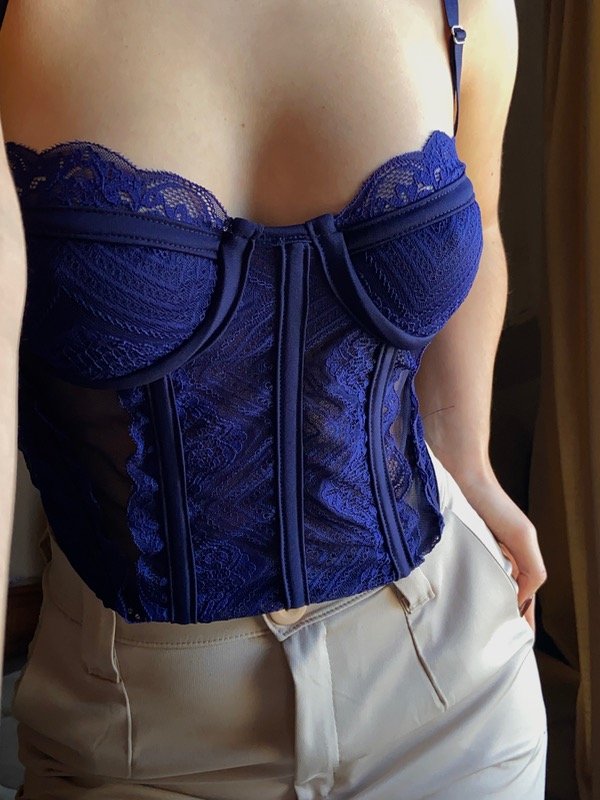Producto - Corset azul noche - 6