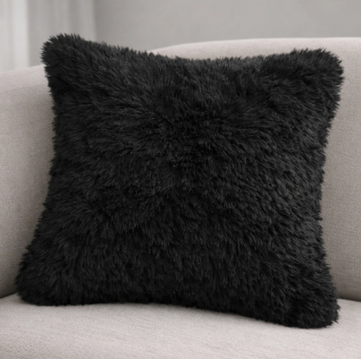 Producto - Almohadon corderito negro 40x40
