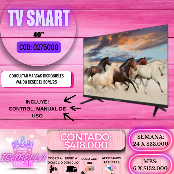 Producto - TV SMART 40" COD:0275000