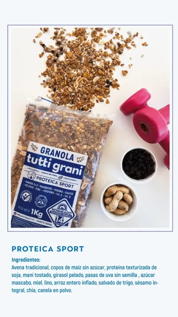 Producto - Granola Tutti Grani Proteica Sport x 1 KG. - 1
