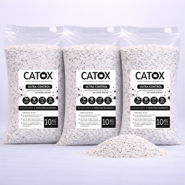 Producto - Arena Sanitaria Aglomerante Ultra Control de Olores PACK x 30KG + ENVÍO GRATIS