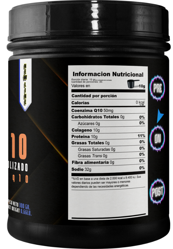 Producto - Peptax Q10 30serv Colágeno Hidrolizado + Coenzima Q10 Athomx - 1