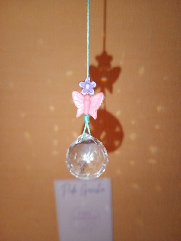 Producto - Atrapasol de hilo y cuentas pasantes, cairel 2 cm.