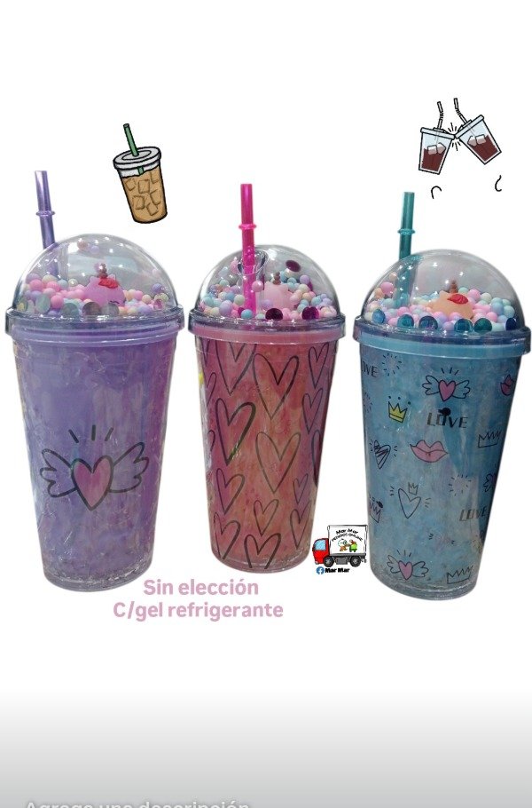 Producto - Vaso con sorbete nena(mayor)