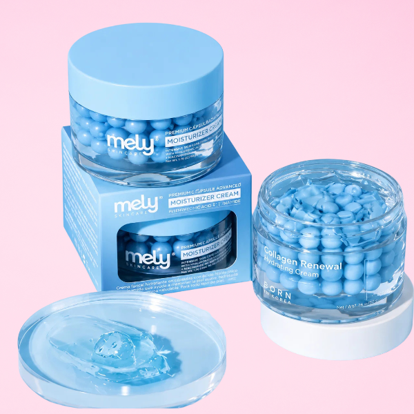 Producto - CREMA HIDRATANTE HIALURONICO EN CAPSULAS MELY CELESTE 60ML
