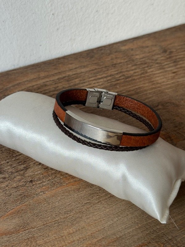 Producto - Pulsera Doble Marrón