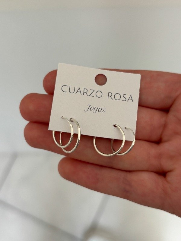 Producto - Dúo de argollas Finas