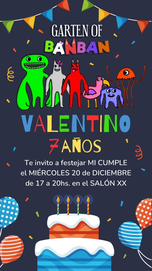 Producto - Invitación Garten of Banban Imagen