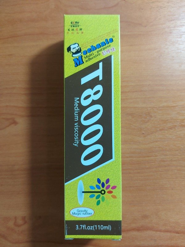 Producto - Pegamento T8000 x110 transparente