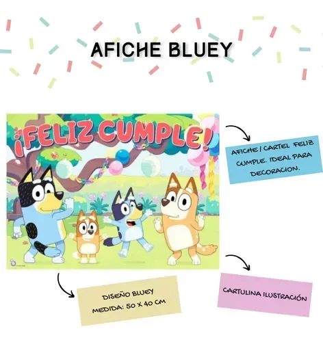 Producto - AFICHE BLUEY