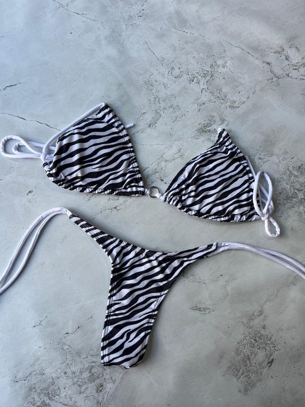 Producto - Bikini cebra argollita