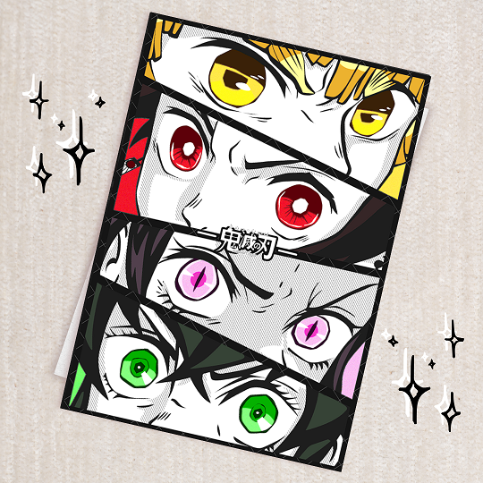 Producto - Poster Kimetsu Protas!