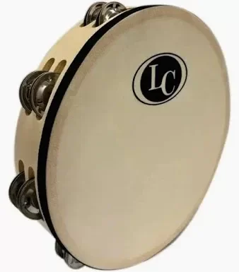 Producto - LATIN CUSTOM Pandereta doble 25cm profesional