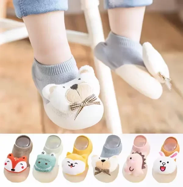 Producto - PANTUMEDIAS BEBE/NIÑO con animalito de peluche. Talle: 26/27 - 1