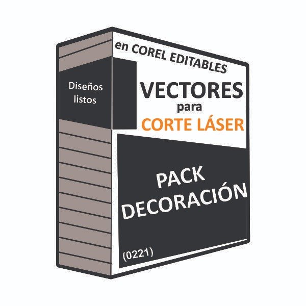 Producto - Vectores Variedad de Decoración para Corte Laser
