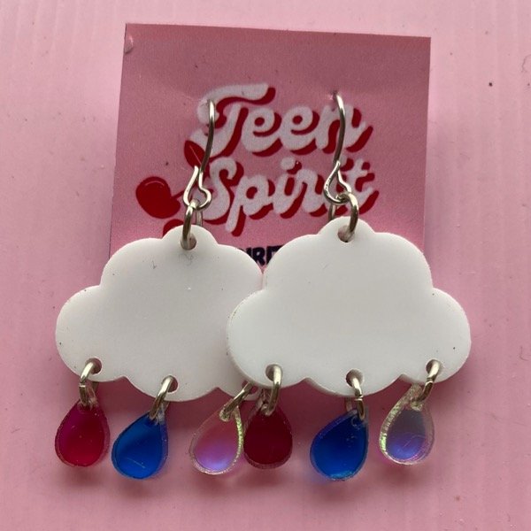 Producto - aros nubes gotas combinadas
