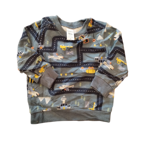 Producto - CARTERS - Buzo azul algodón 12 meses sin uso