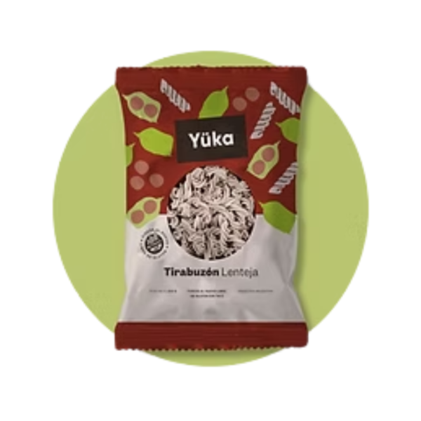 Producto - YÜKA FIDEO DE LENTEJA TIRABUZÓN X 250 GR